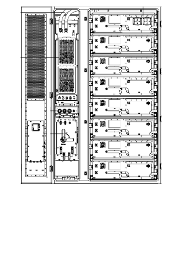 ZOE Z BOX-H 418 2H Batterieschrank Detailansicht