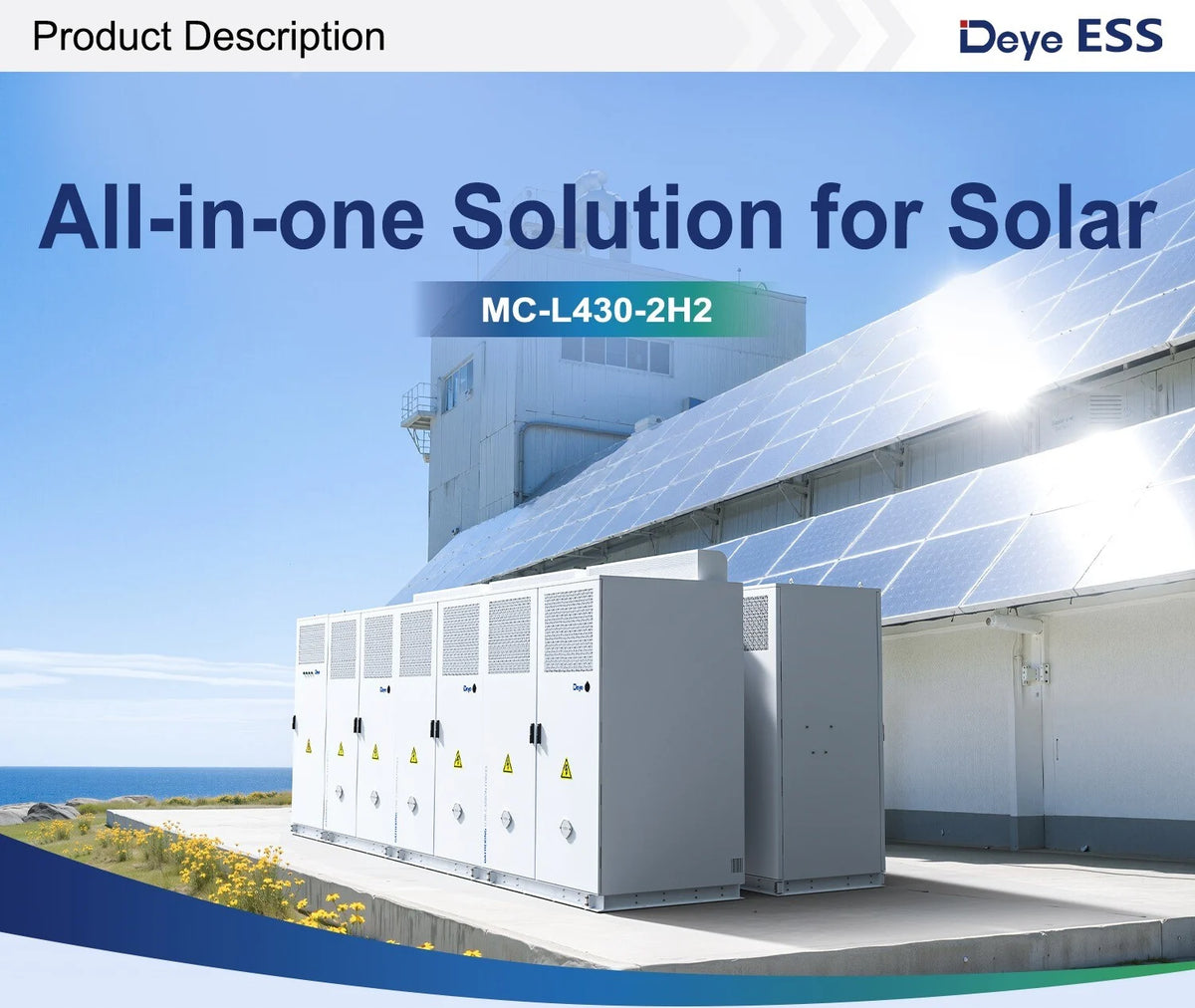 Deye MC-L430 Flüssigkeitsgekühlter Industriespeicher 430 kWh