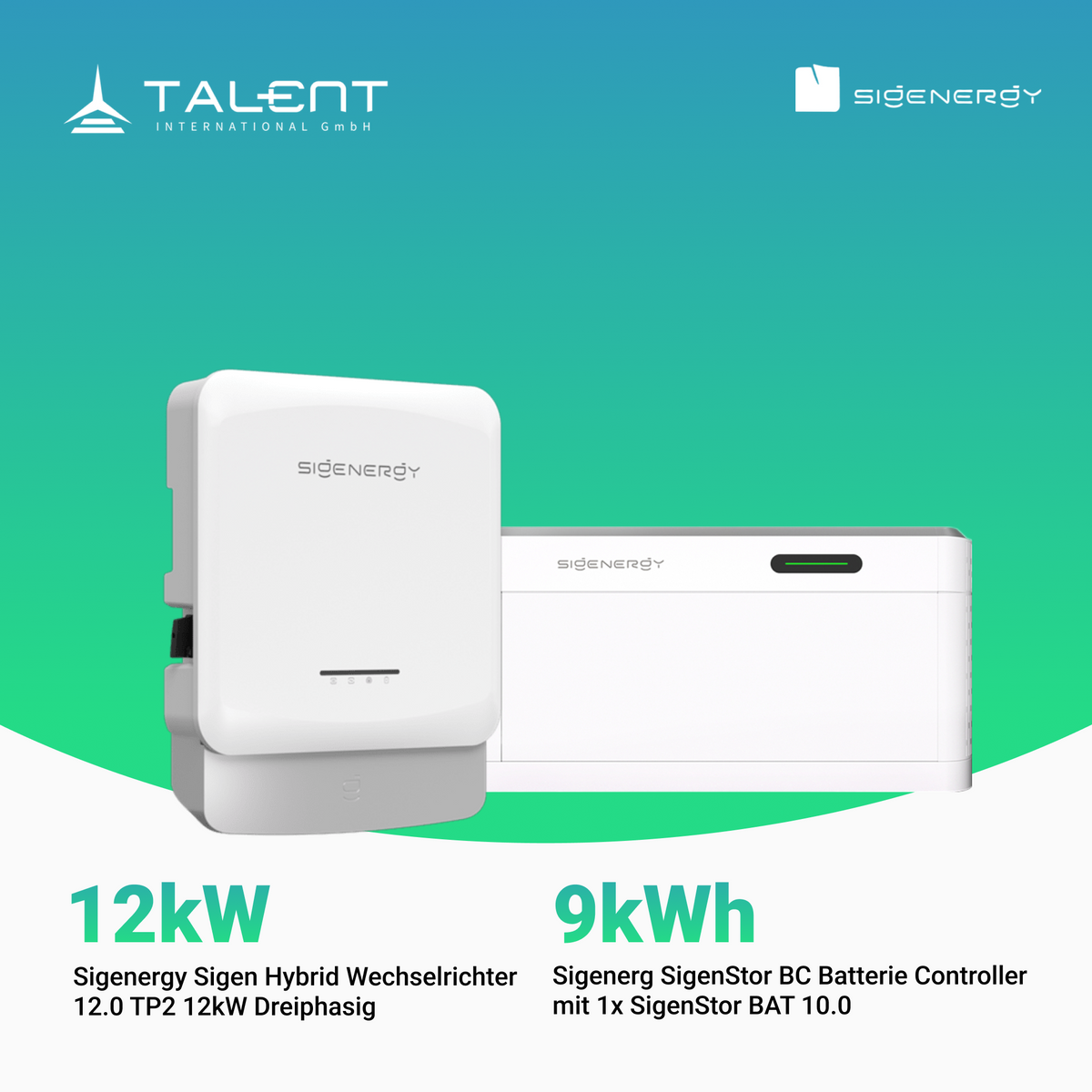 Sigenergy Hybrid-Wechselrichter TP2 mit Speicher