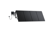 Ray 800 W Balkonkraftwerk mit vier Solarmodulen auf einer Betonbrüstung montiert