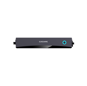 Sunshare Glory Hybrid-Wechselrichter 1,2 kW, Frontansicht mit Status-LED
